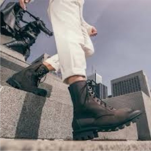 SOREL Phoenix Lace-Up Waterproof Combat Boots size - Picture 9 of 16